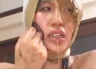 Shy Japanese schoolgirl is the star of one XXX video